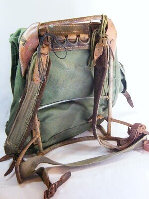 Rhodesian BSAP backpack which belonged to PATU Group leader RV Nothnagel - well used condition SCARCE