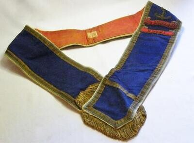 South African Navy Sash - Used at Special Ceremonies - Only one we have seen