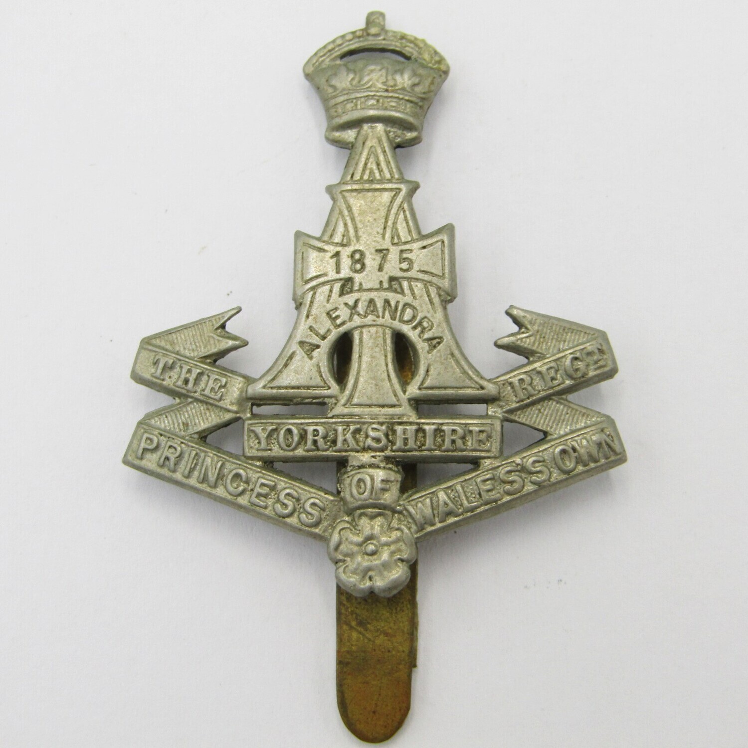 The Yorkshire regiment Princess of Wales&#39;s own cap badge