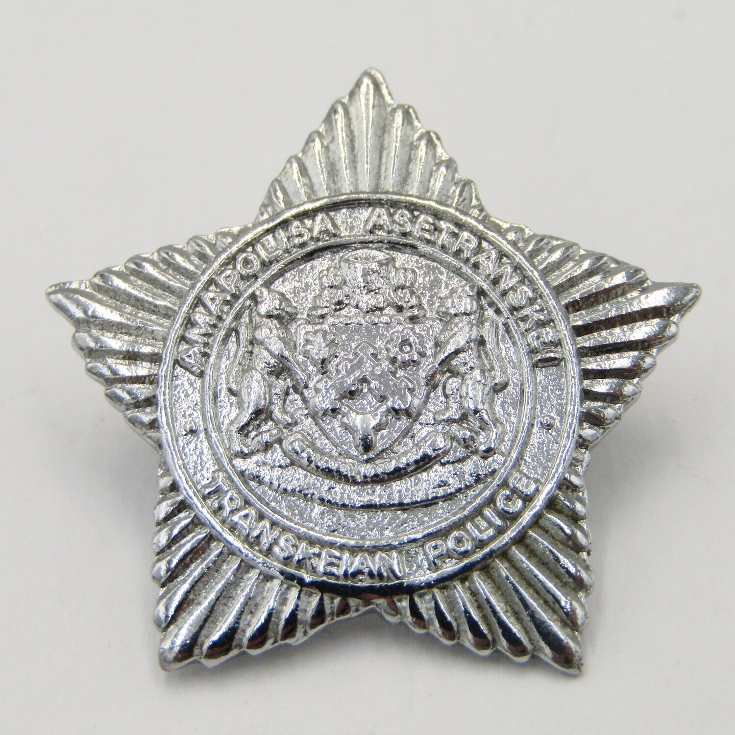 Transkei Police collar badge