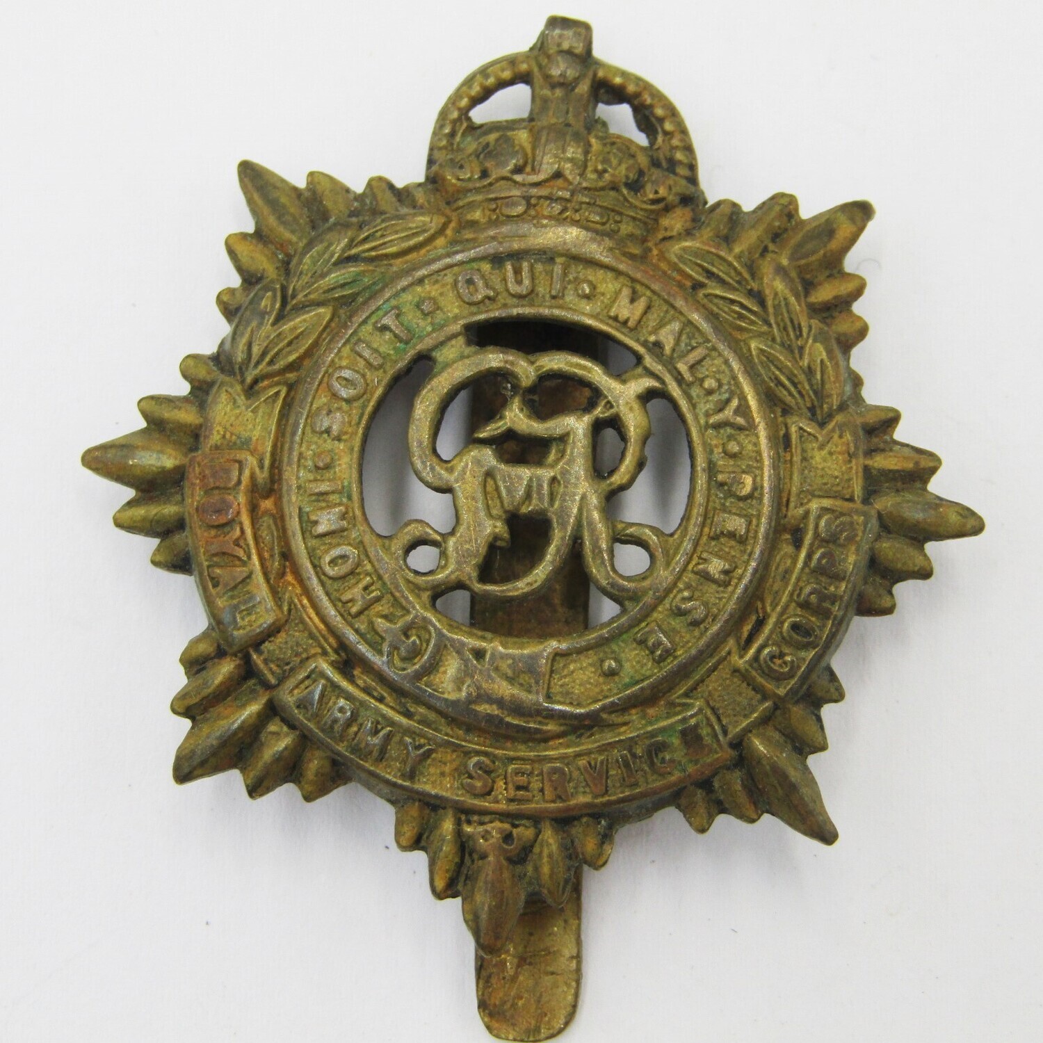 WW2 Royal Army service corps cap badge