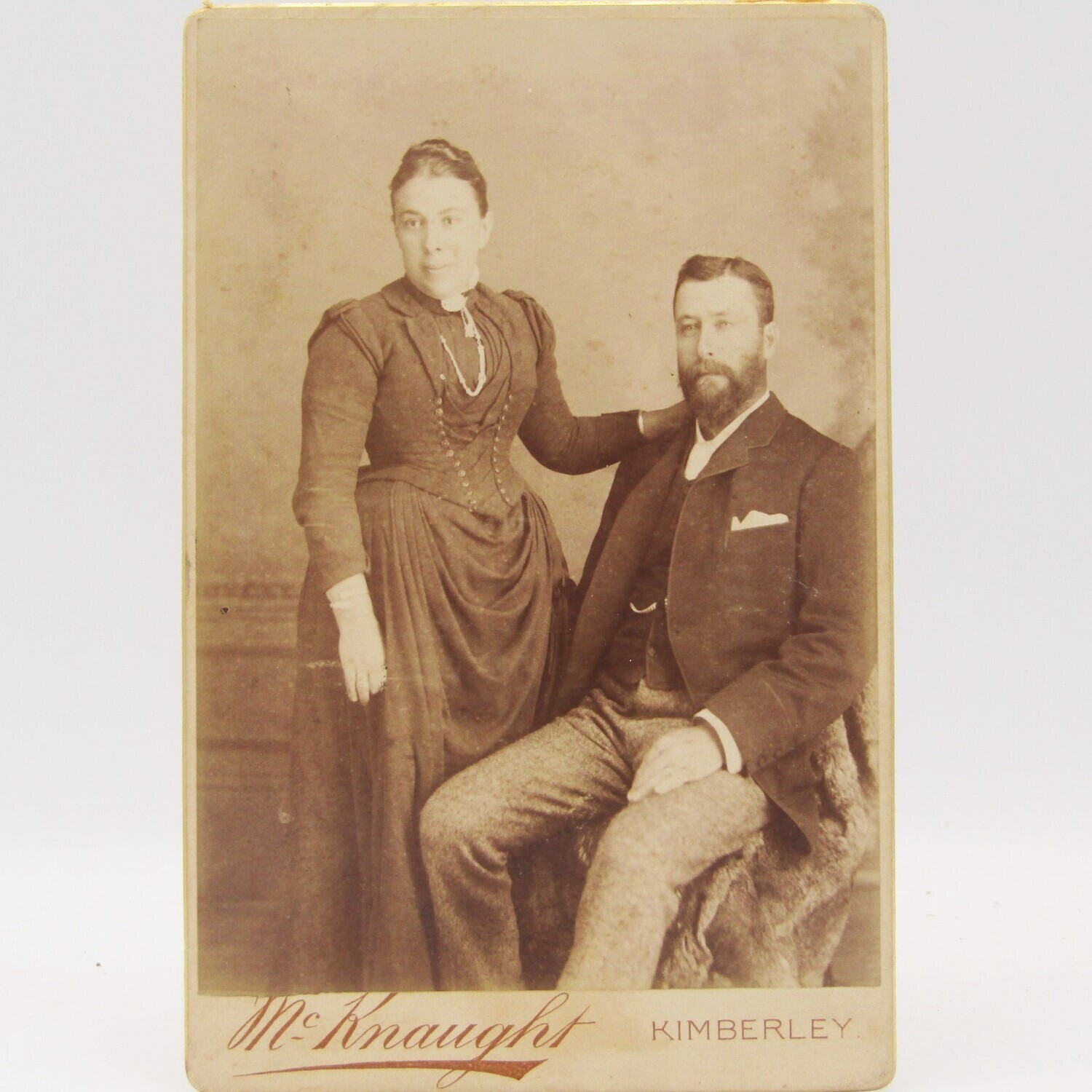 Photo of husband and wife taken by Mcnaught , Kimberley