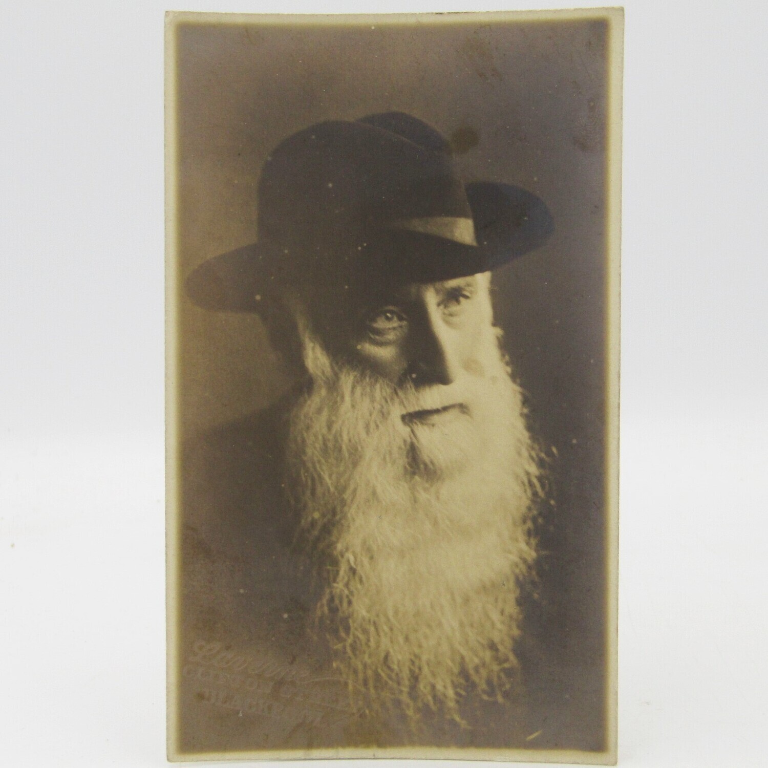 1920 Photo postcard of Thomas Ashbury - born 1836