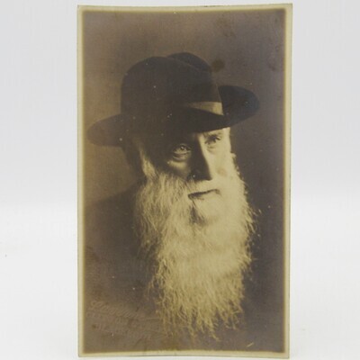 1920 Photo postcard of Thomas Ashbury - born 1836