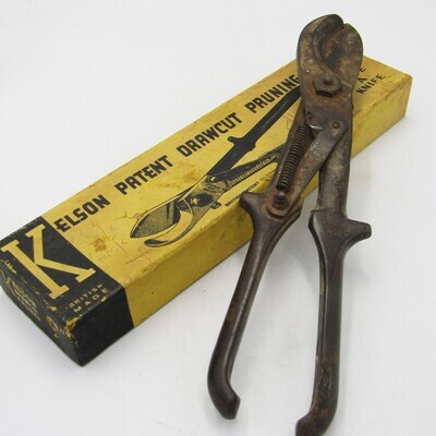 Vintage Kelson Patent Drawcut Pruning shear in box