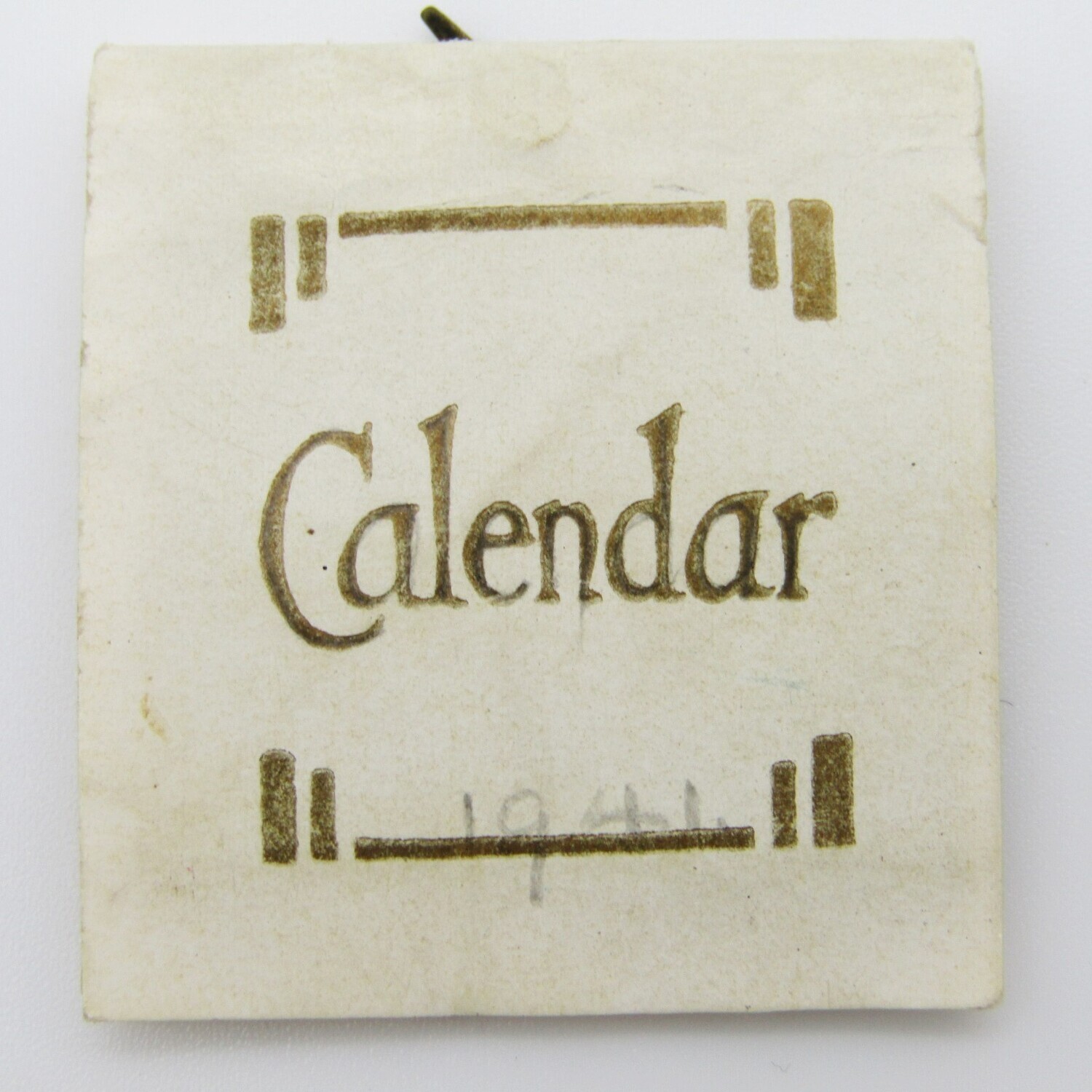 Miniature 1941 Pocket calendar booklet