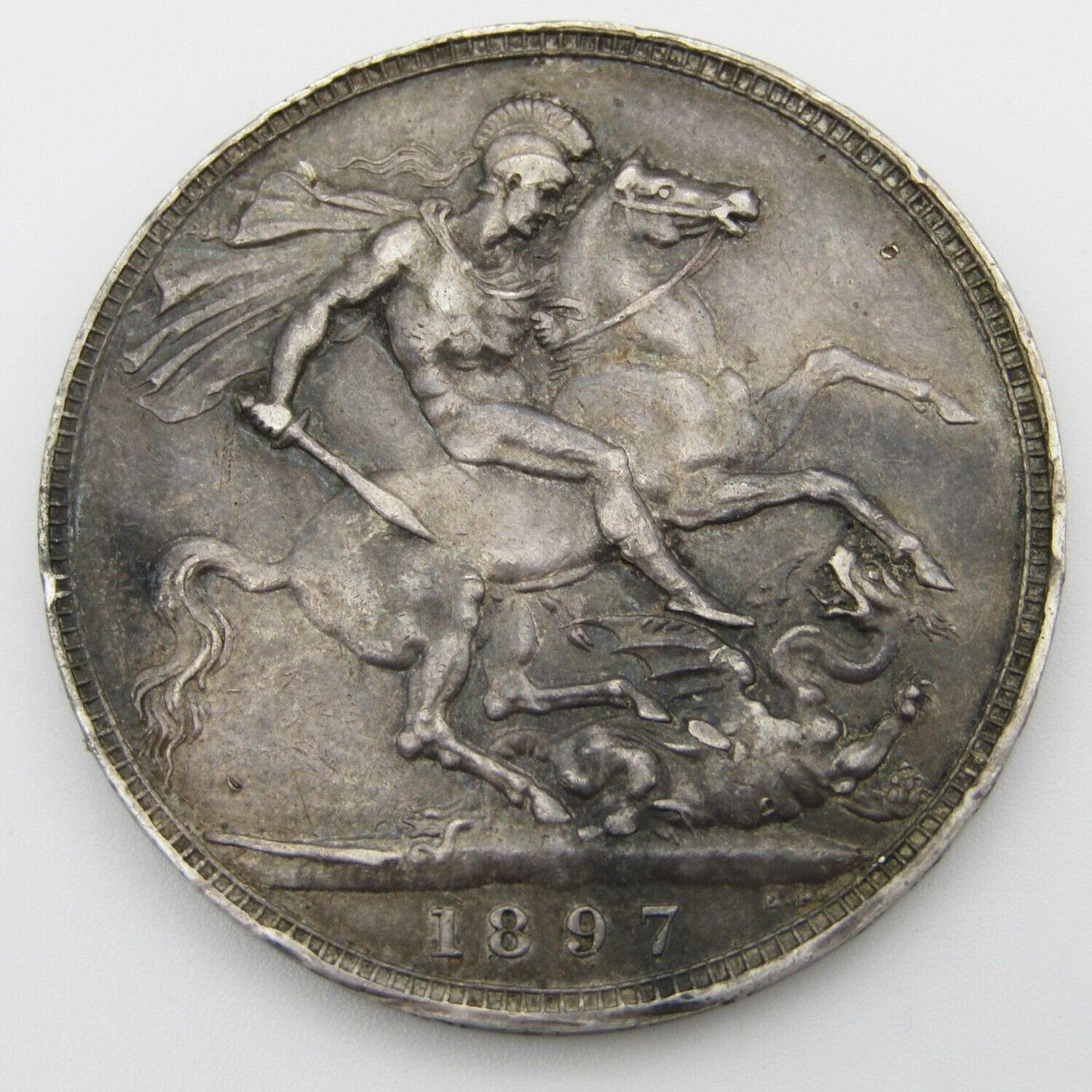 1897 British Victorian Crown in excellent condition