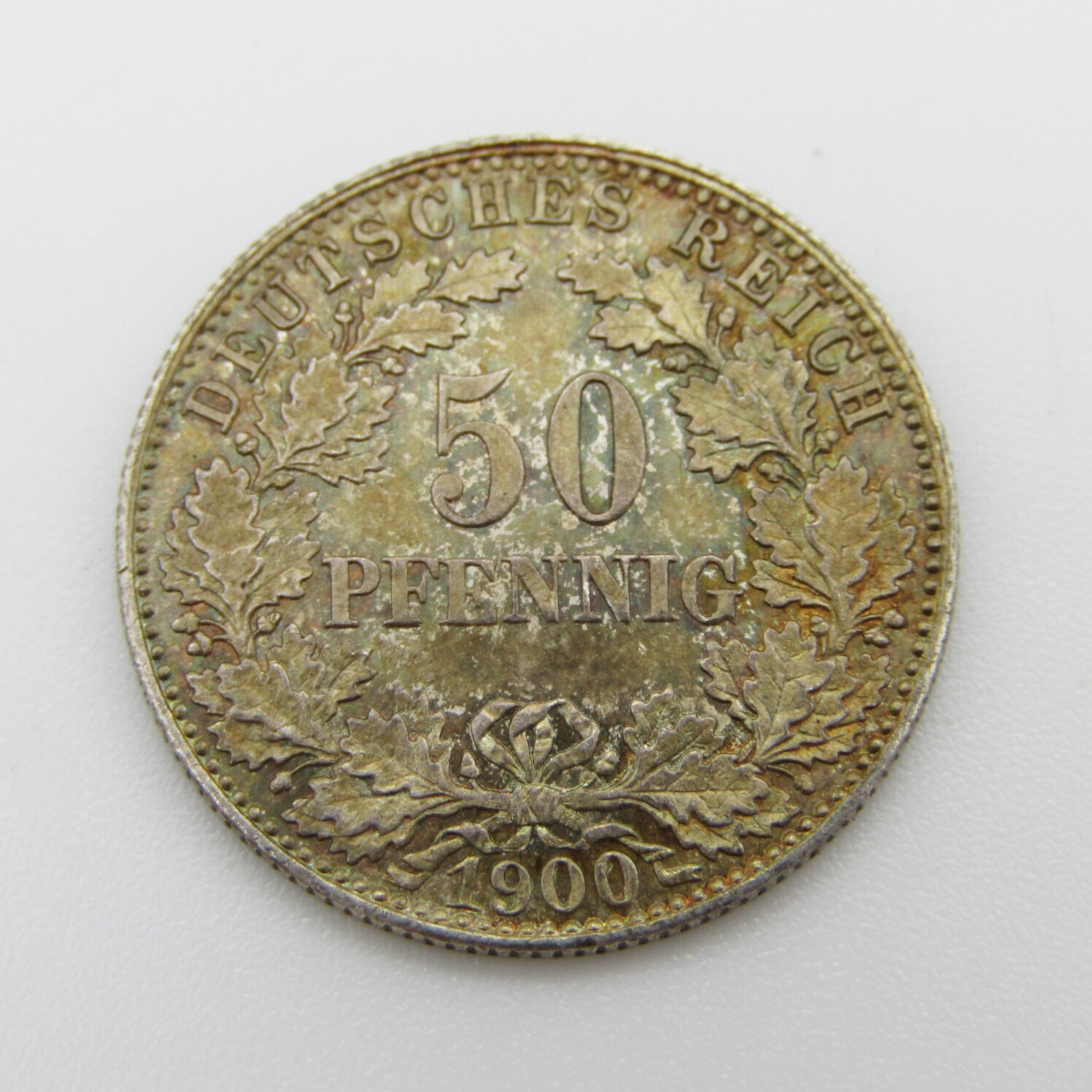 German Reich 1900 J 50 pfennig AU+