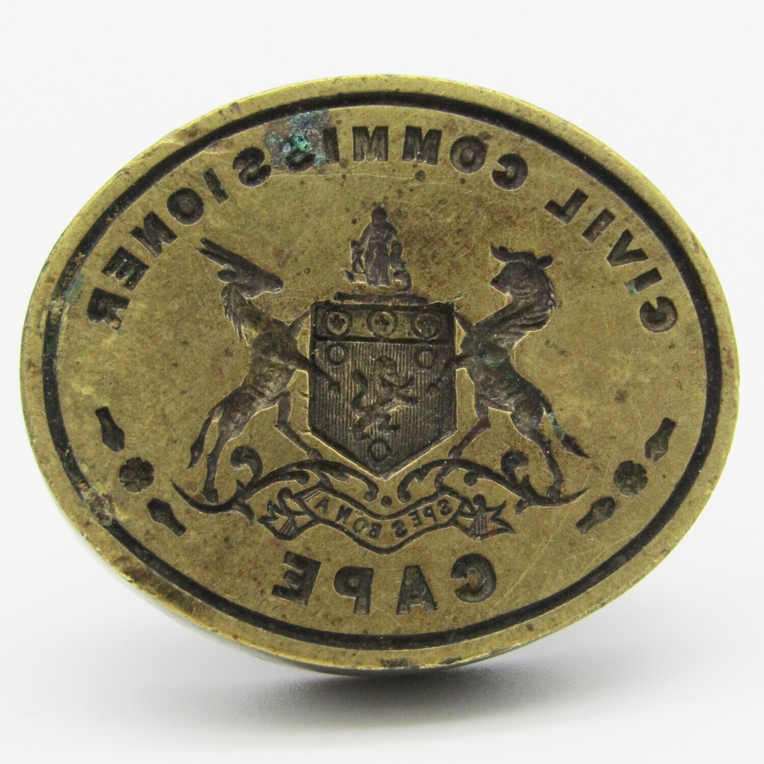Civil Commissioner Cape brass wax seal