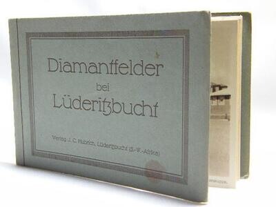 Diamantfelder bei Luderitzbucht postcard booklet with 10 postcards - 1st one loose