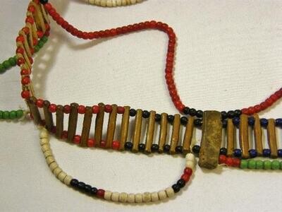 Antique Zulu maiden virgin inspection belt - rare as antique piece - 78cm long