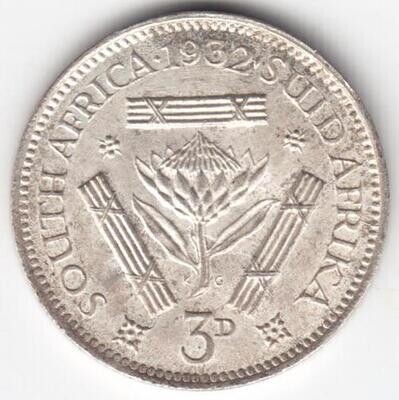 1932 Tickey 3d Uncirculated