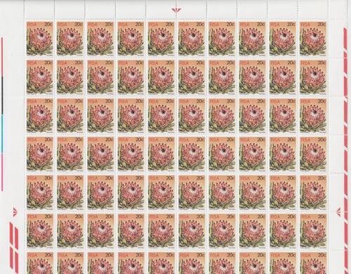 SACC 429a Full Mint Sheets - 6-1-82 A and B and 1468-1469-1470-1471-1472 of 24-5-82