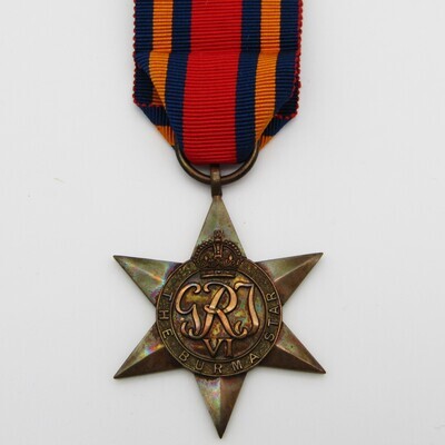 WW2 The Burma star - unnamed