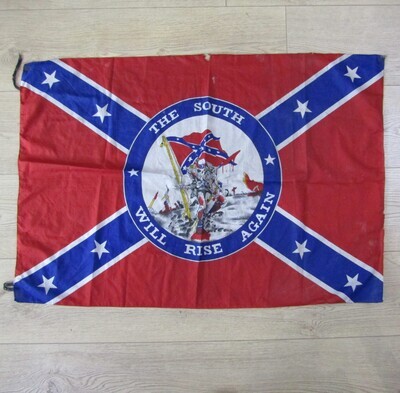 Confederate States &quot;The South will rise again&quot; flag