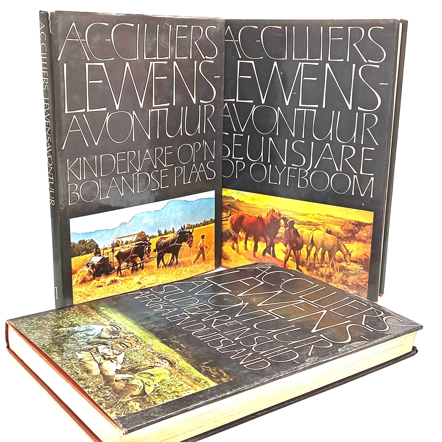 AC Cilliers Lewensavontuur stel boeke Deel 1,2,3