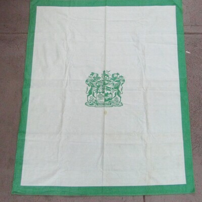 Vintage SA Railways tablecloth - 140 cm x 113 cm