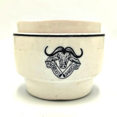 SADF 32 Battalion porcelain sugar bowl with lid