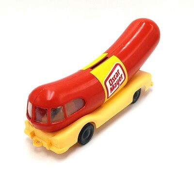 Vintage Oscar Mayer Wiener - mobile coin bank money box