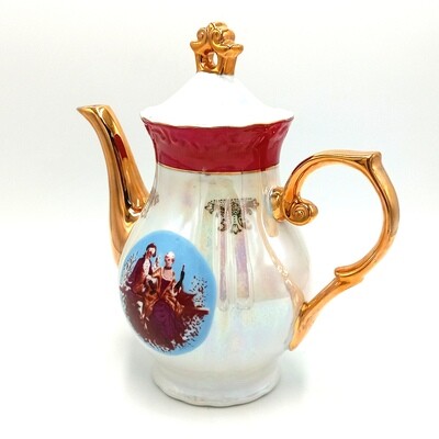French style porcelain teapot