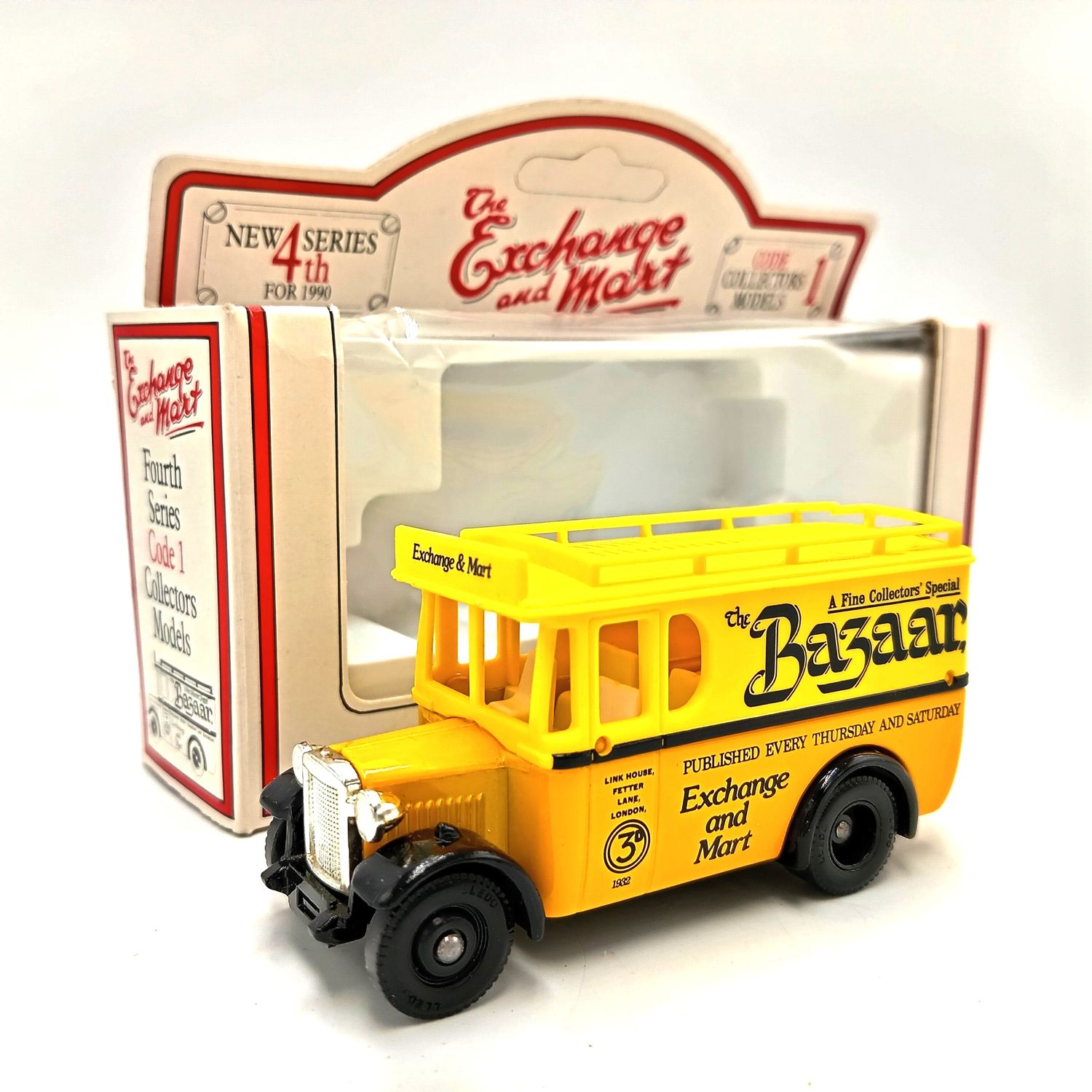 Lledo collector&#39;s special die-cast advertisement model for &quot;The Bazaar&quot; in box