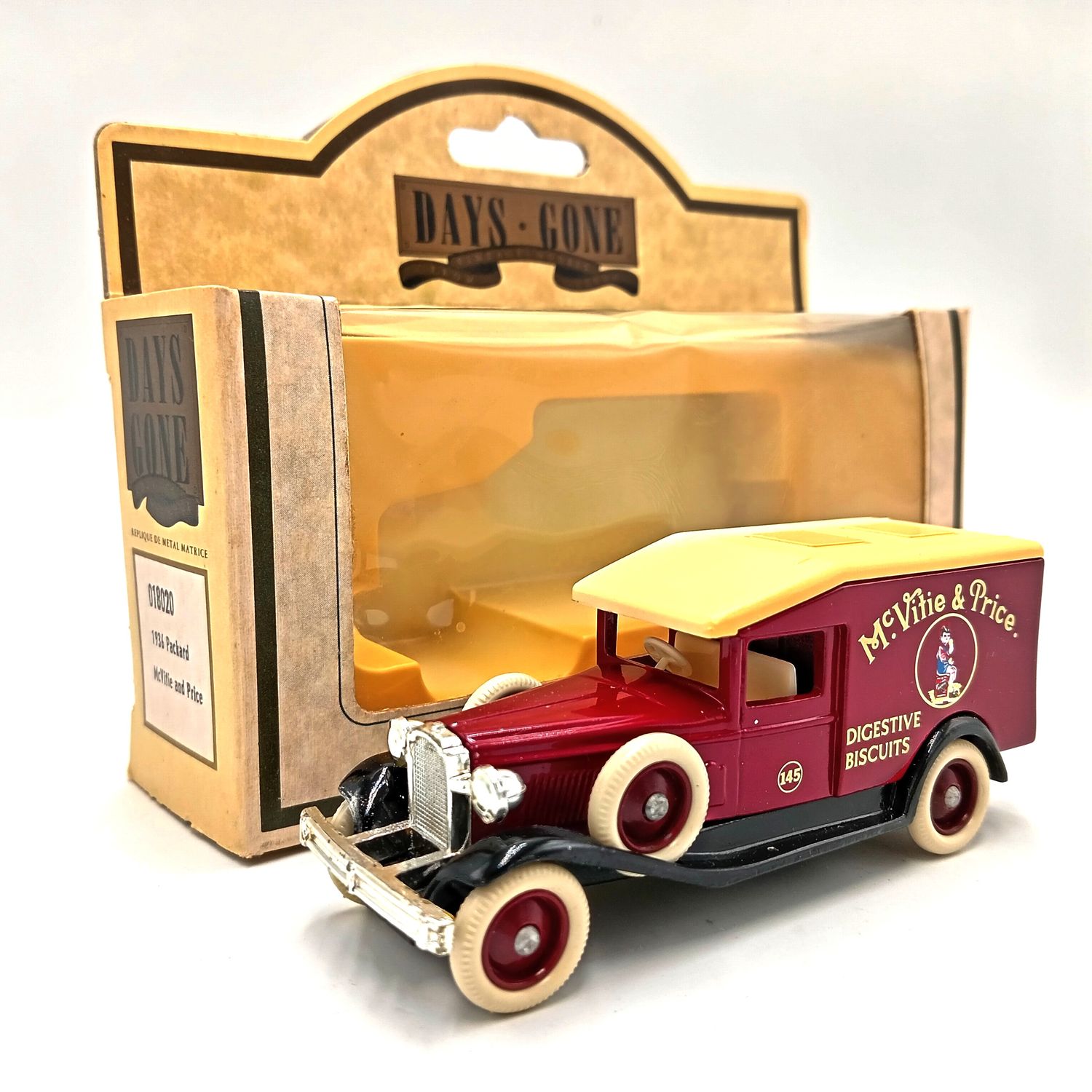 Lledo Days Gone 1936 Packard Mcvitie &amp; Price Biscuits die-cast model car in box