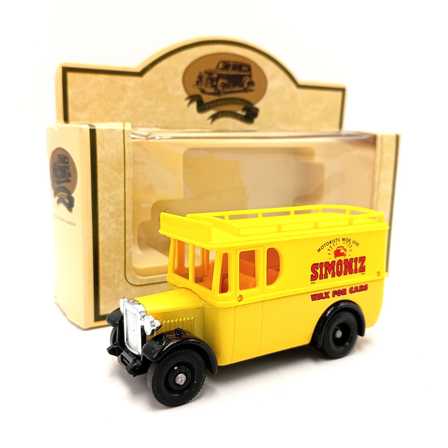 Lledo die-cast advertisement model car for &quot;Simoniz&quot; in box
