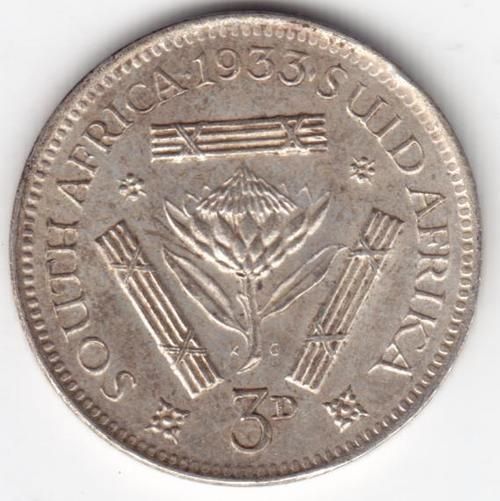 1933 Tickey 3d Uncirculated