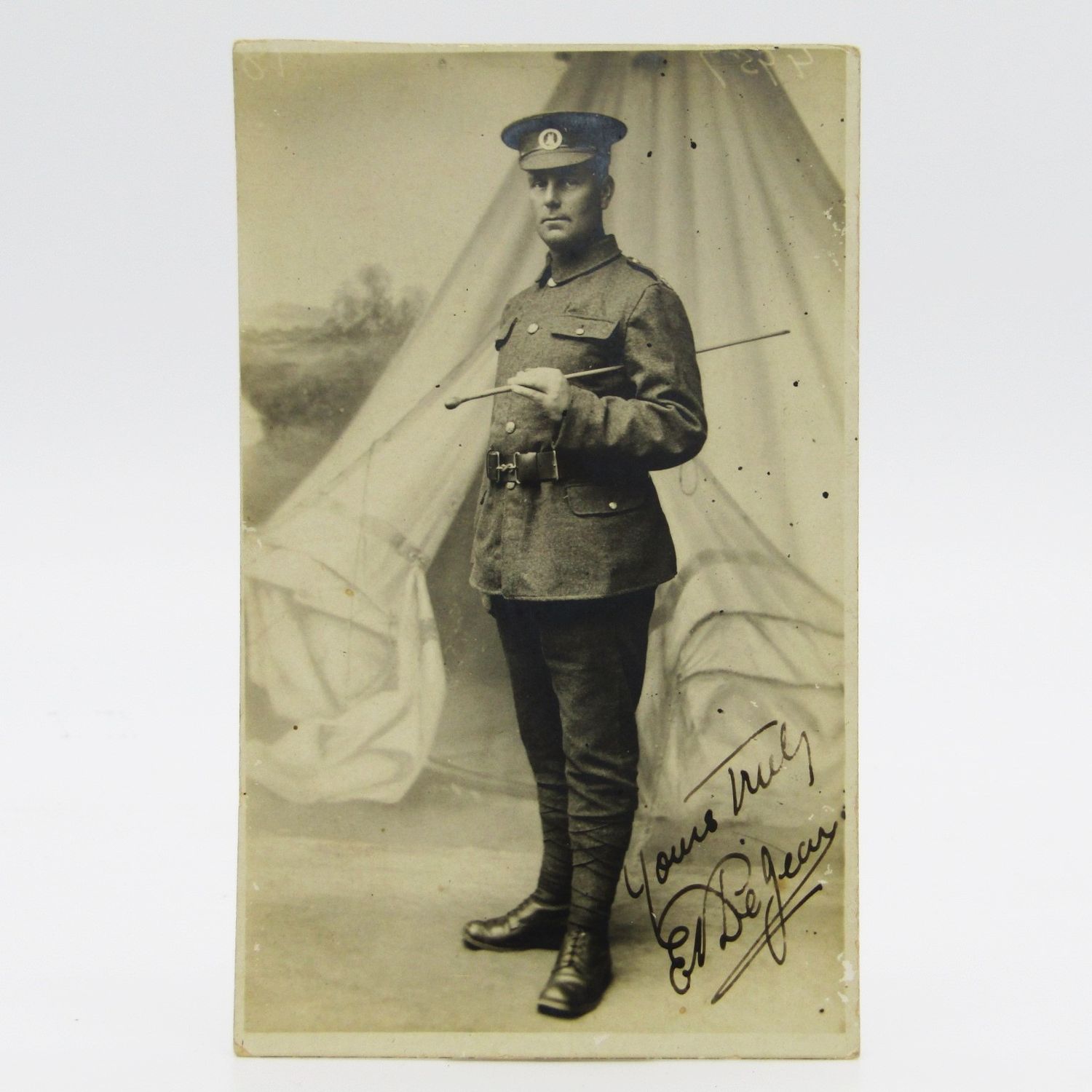 Photo of WW1 Springbok Soldier &amp; Le Jean