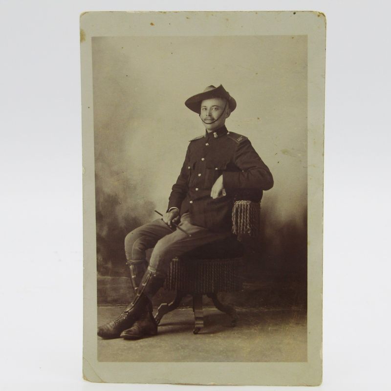 Boer War period photo of English soldier &quot;Foster&quot; - send to girl called Annie (1904-1913)