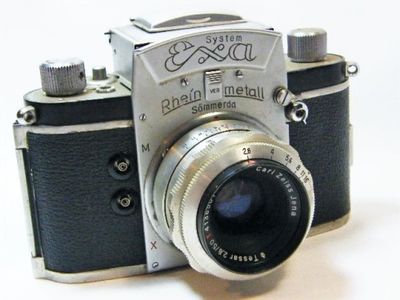 Vintage System Exa Rhein metal Sommerda camera