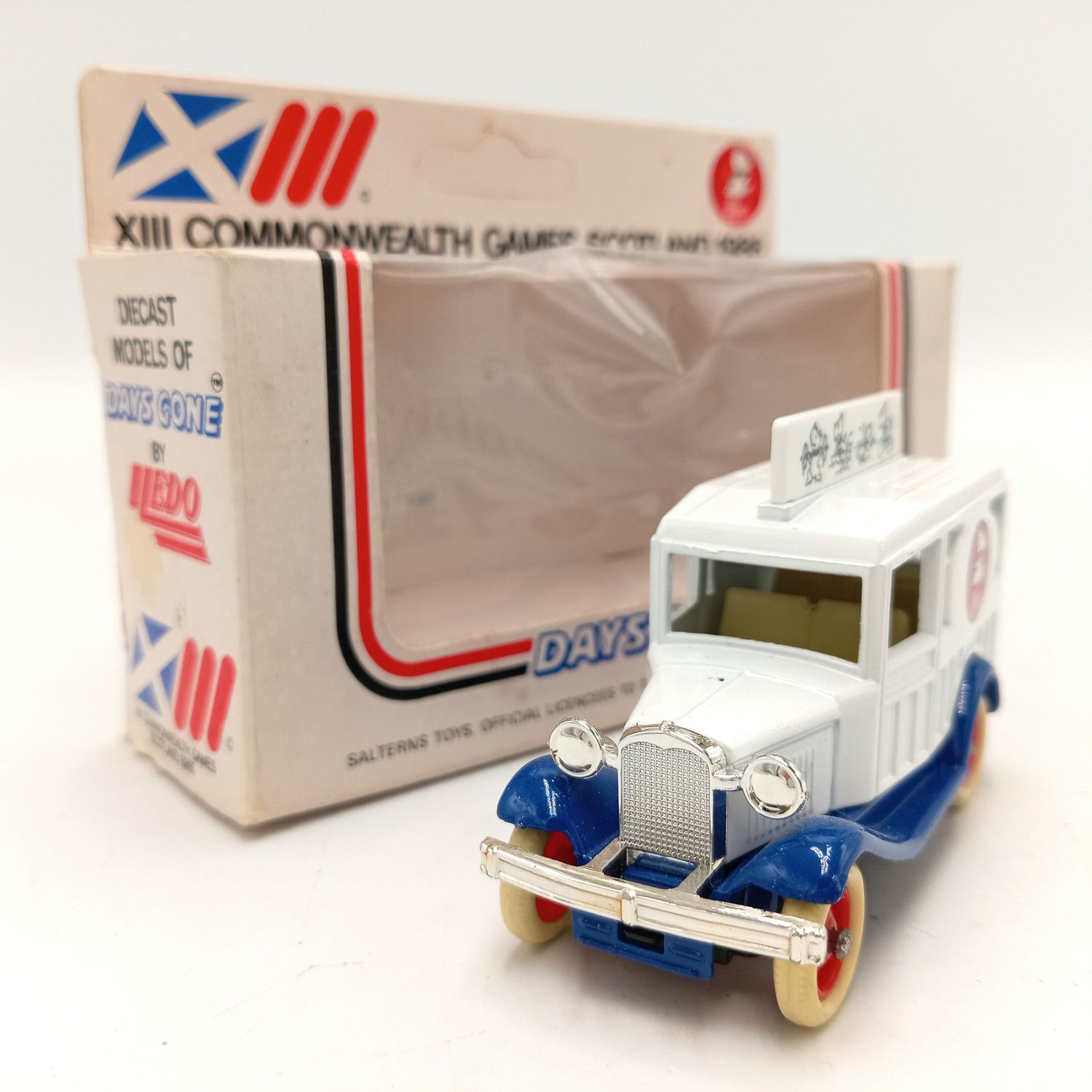 Lledo Ford model A advertisement car for &quot; XIII Commonwealth Games Scotland 1986 - in box