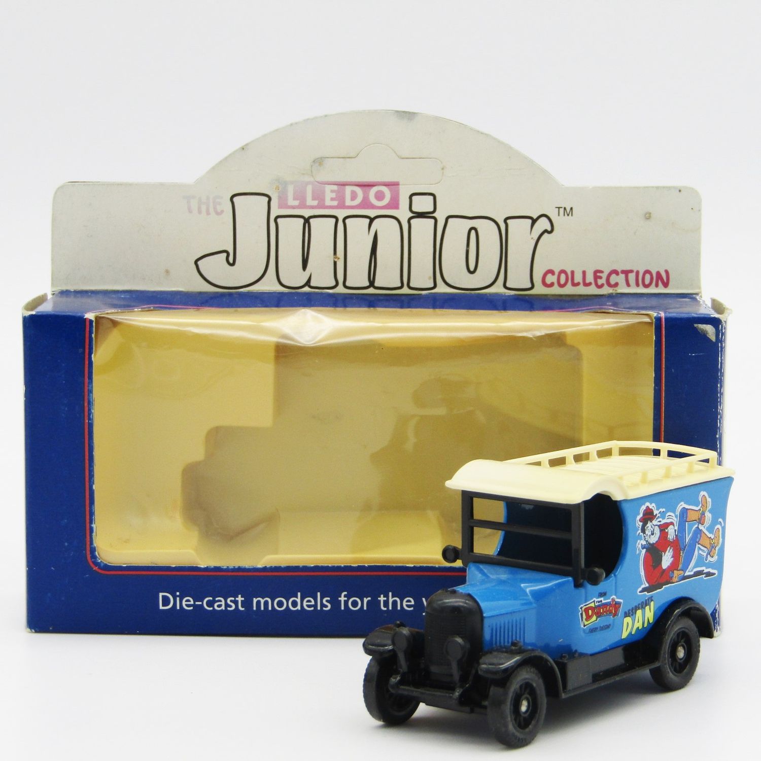 Lledo Junior collection Morris Van Dandy Desperate Dan model car in box