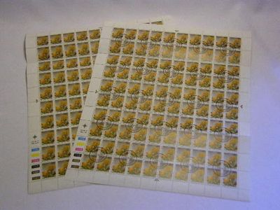 SACC 4329 South Africa - Full Mint Sheet and Cancelled Sheet - 9-10-1980