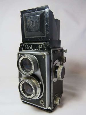 Rollop TLR 120 film camera - Enna Werk Munchen 1:3.5 f7.5cm lenses