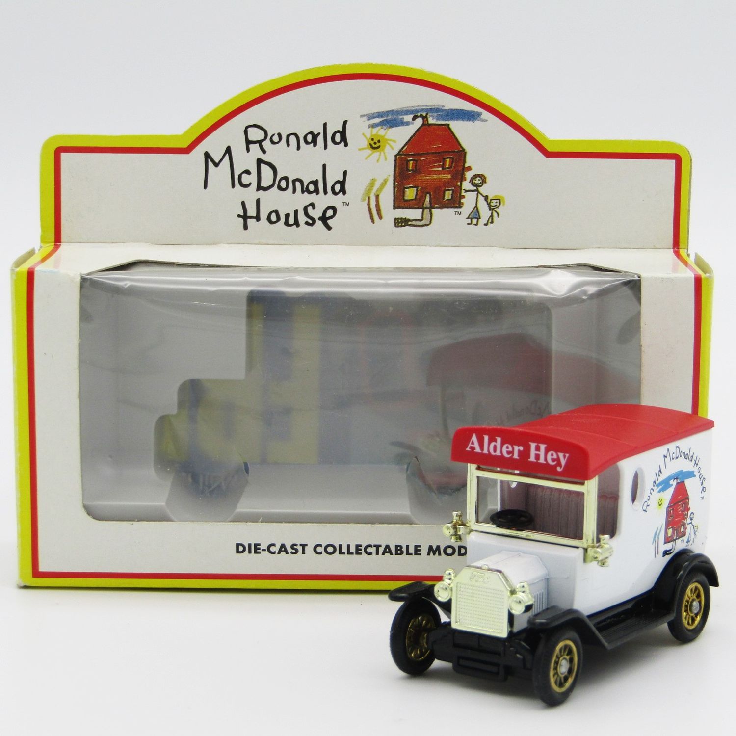 Lledo Ford Model T Ronald McDonald House delivery van in box