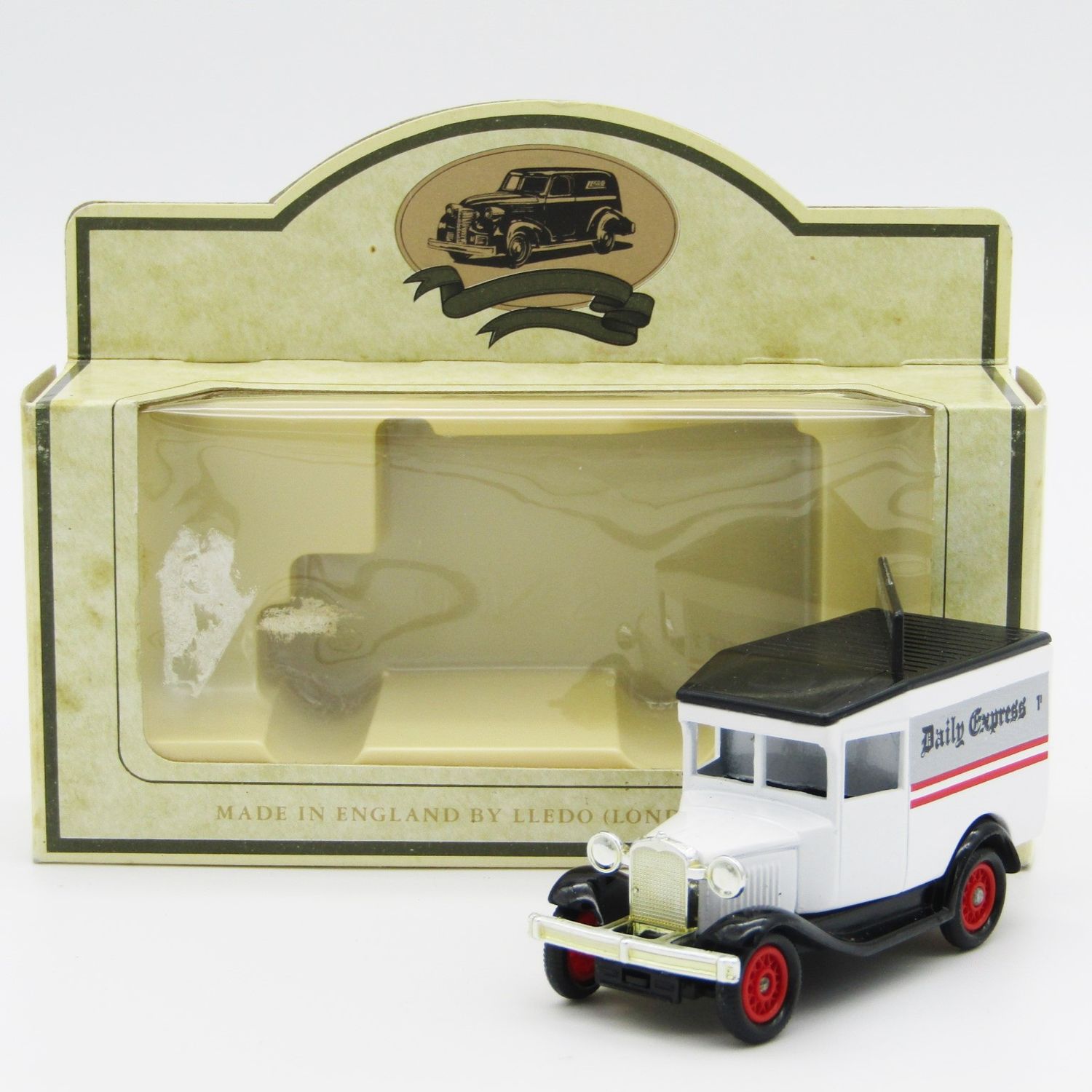 Lledo Ford Model A Daily Express &quot;Four-Fifths of B.E.F Home&quot; delivery van model car in box