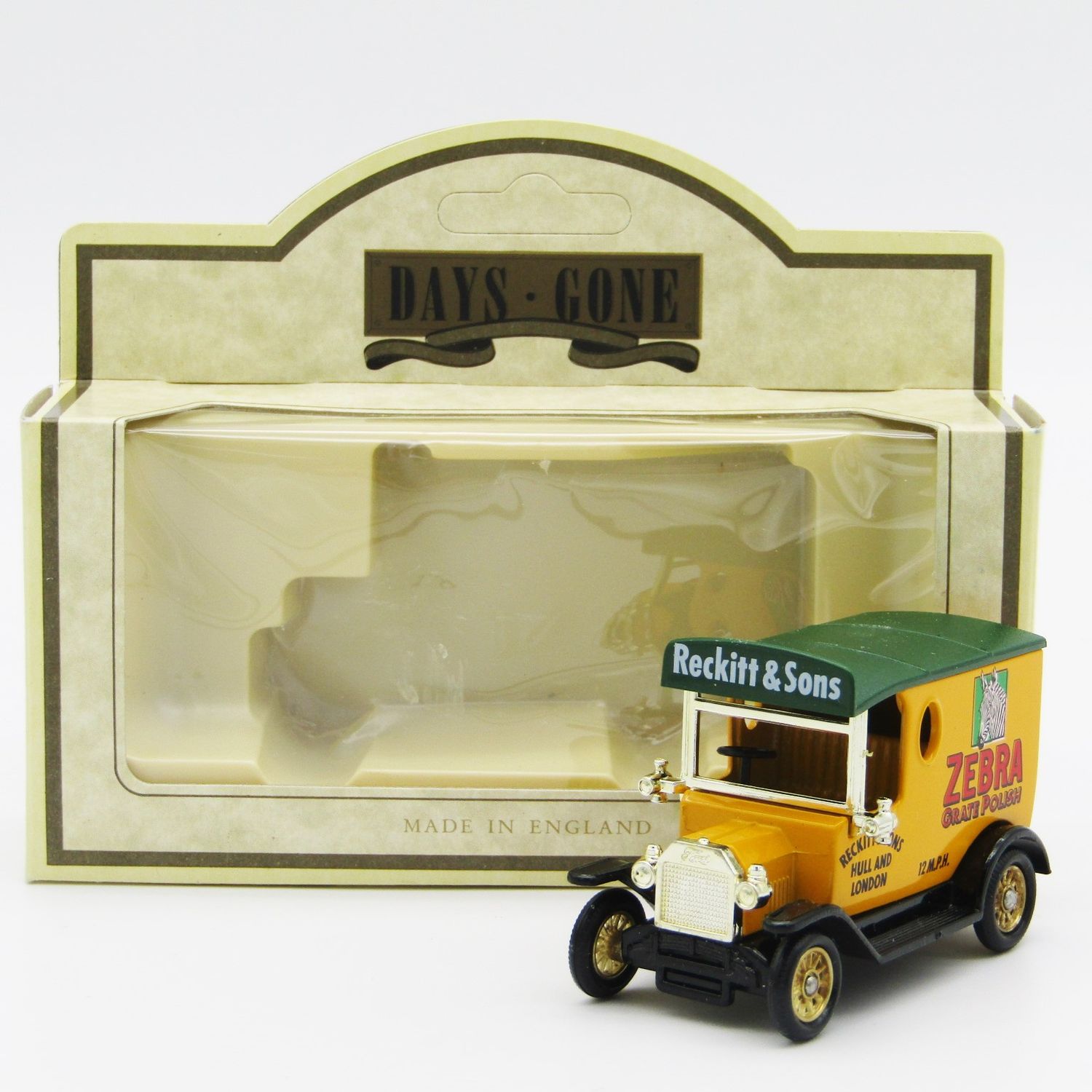 Lledo 1920 Ford Model T Zebra Grate Polish delivery van in box
