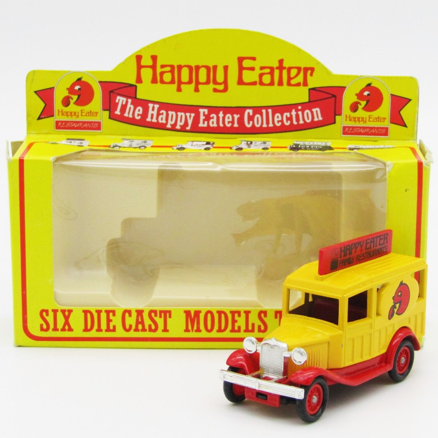 Lledo Ford Model A Happy Eater delivery van model car in box