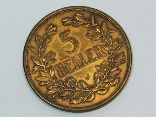 1908 J German East Africa 5 Heller