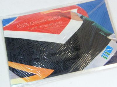 Nelson Rolihlahla Mandela Telkom phonecard series - limited edition no.1491 of 3500