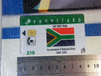 Nelson Rolihlahla Mandela Telkom phonecard series - limited edition no.1491 of 3500