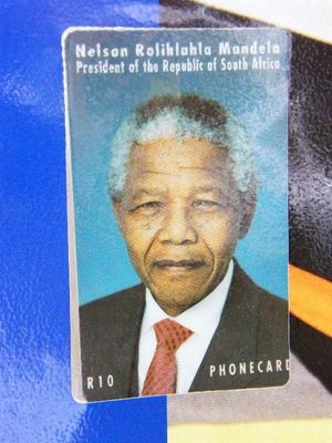 Nelson Rolihlahla Mandela Telkom phonecard series Limited edition no 3488 of 3500 made