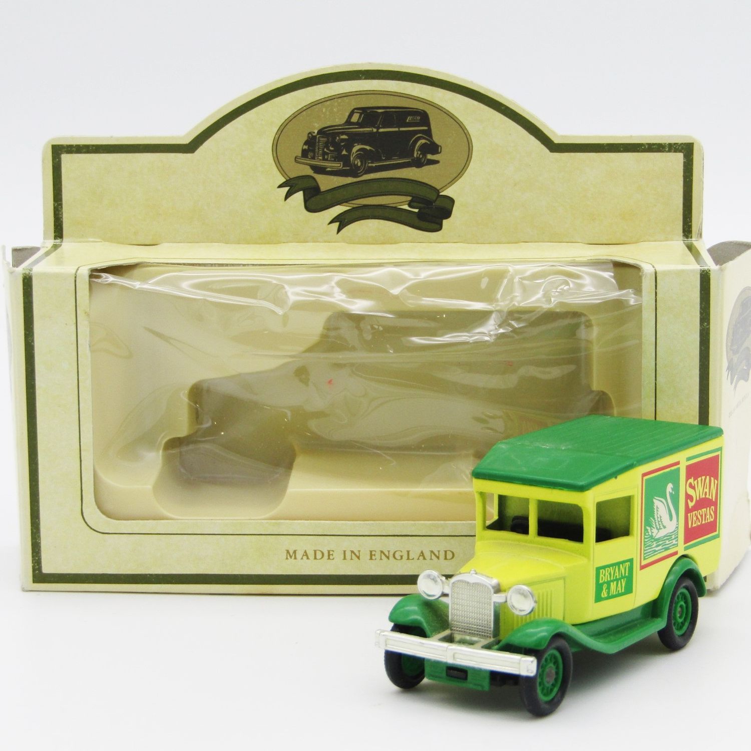 Lledo Ford Model A Swan Vestas model car in box