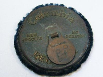 Vintage Columbia Records Magic Notes record cleaner - well used