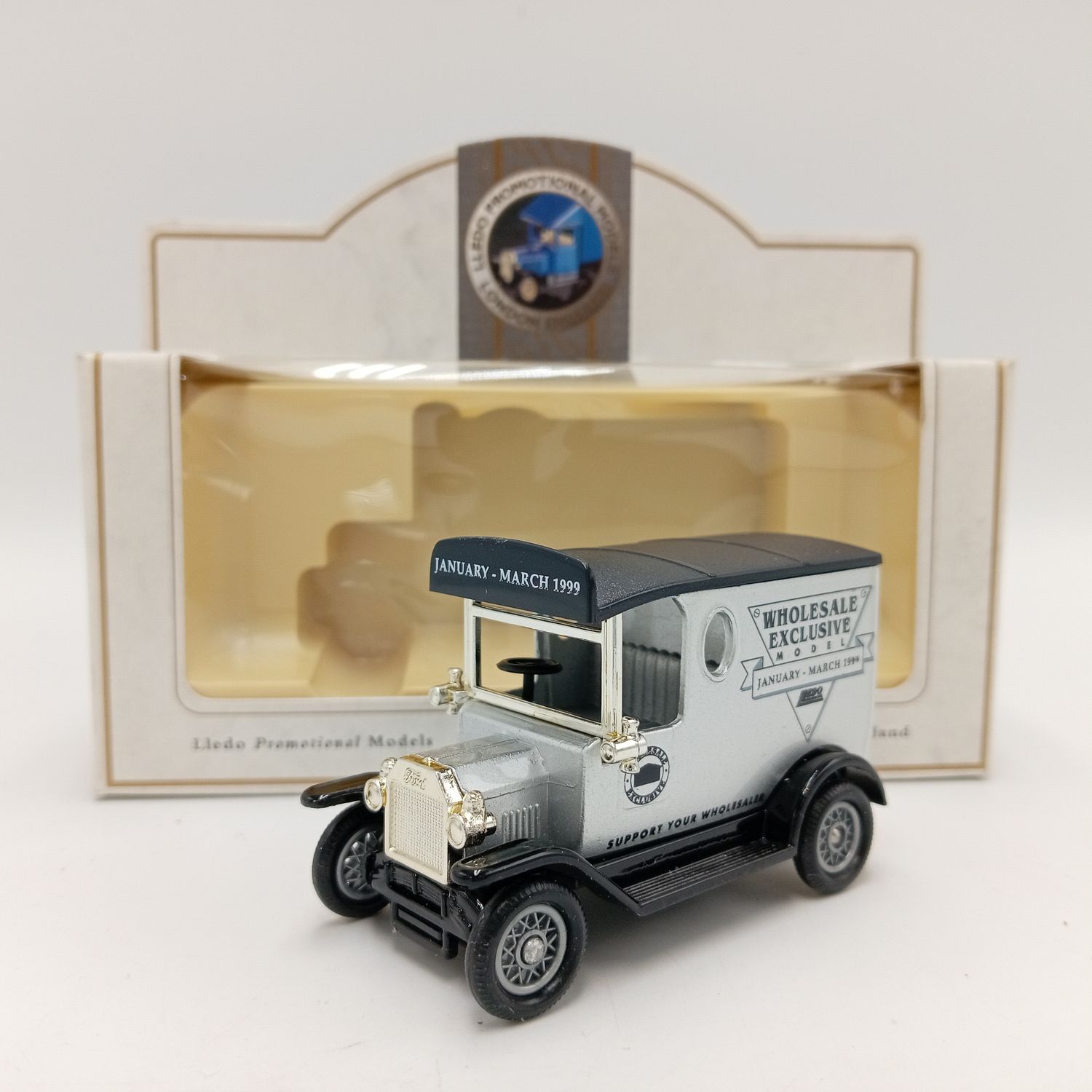 Lledo Ford model T advertisement van - &quot;wholesale exclusive model&quot; - in box