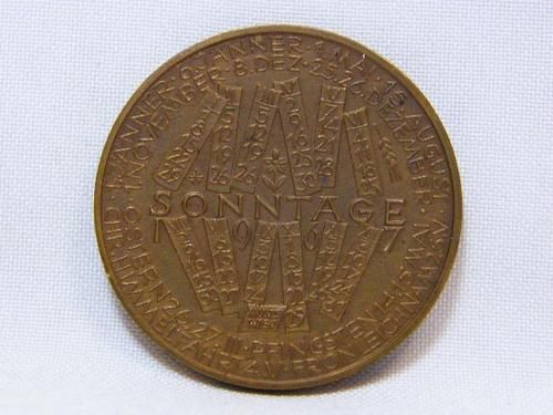 1967 Porsche calendar coin - Gran Turismo champion - SCARCE