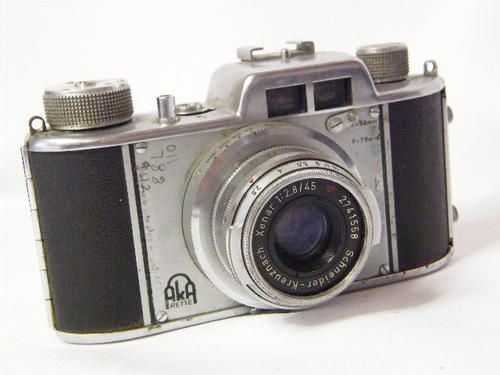 Vintage Rare AKA Rette 35mm Camera with Schneider-Kreuznach Xenar 1:2.8 /45 Lens