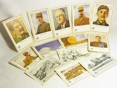 Set of 13 ` For Freedom ` military postcards - unused