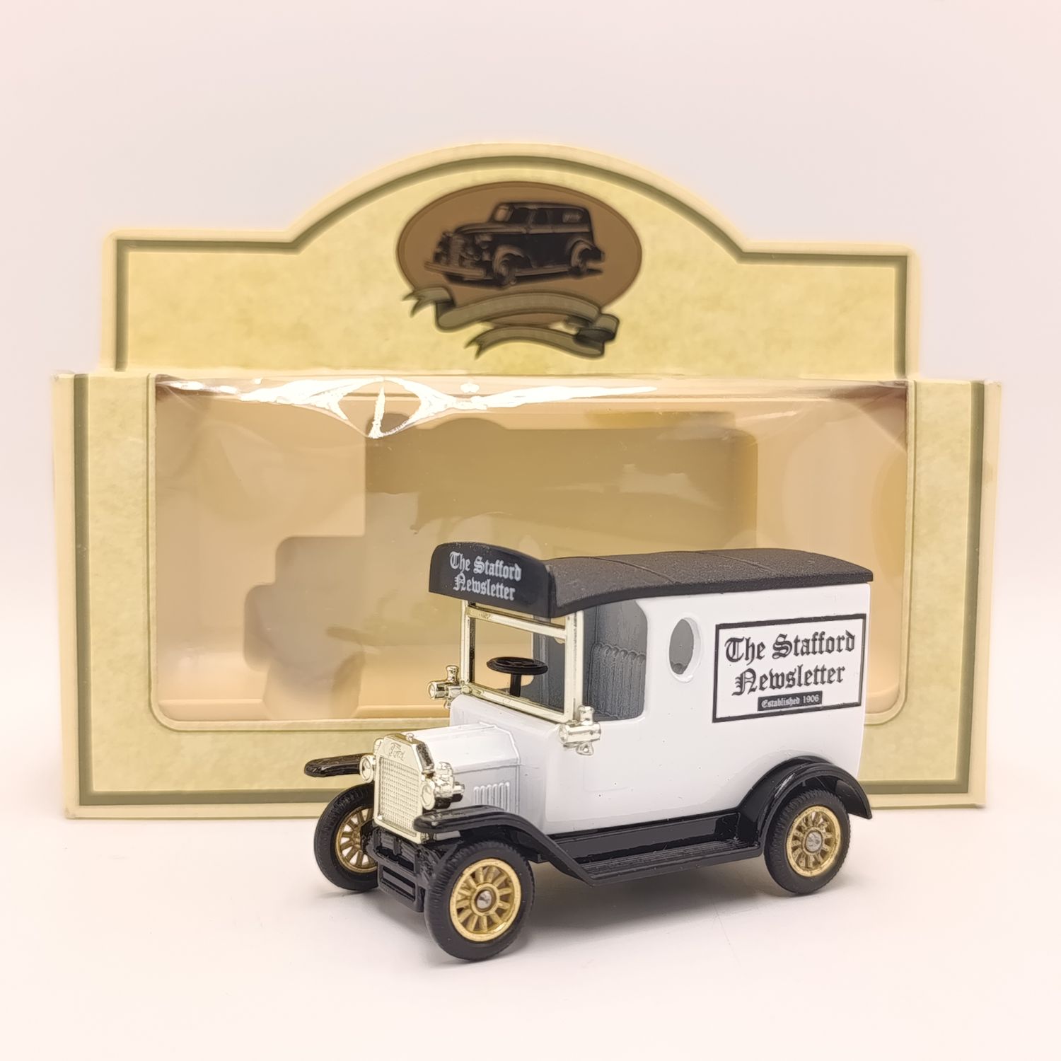 Lledo Ford Model T The Stafford Newsletter delivery van in box